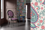 Vintage Paisley Block Print Patterns, a Pattern Graphic by Sonulkaster (Thumbnail 5 of 10)