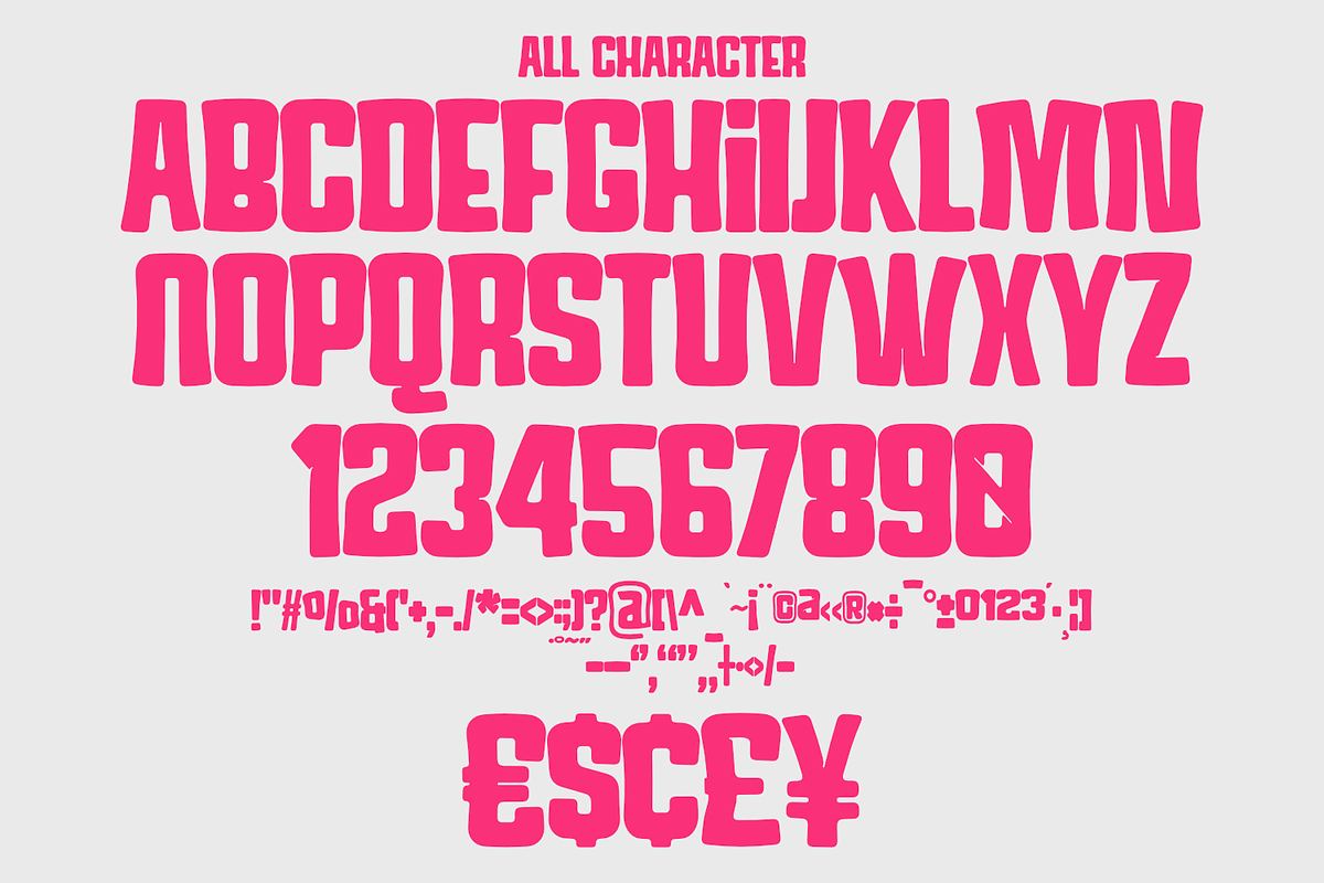 Pichie Cute Display Font, a Sans Serif Font by Linecreative (Photo 4 of 8)