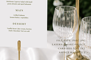 5x7 Wedding Table Number Mockup, an Advertising Mockup by Serenefeeling (Thumbnail 4 of 7)
