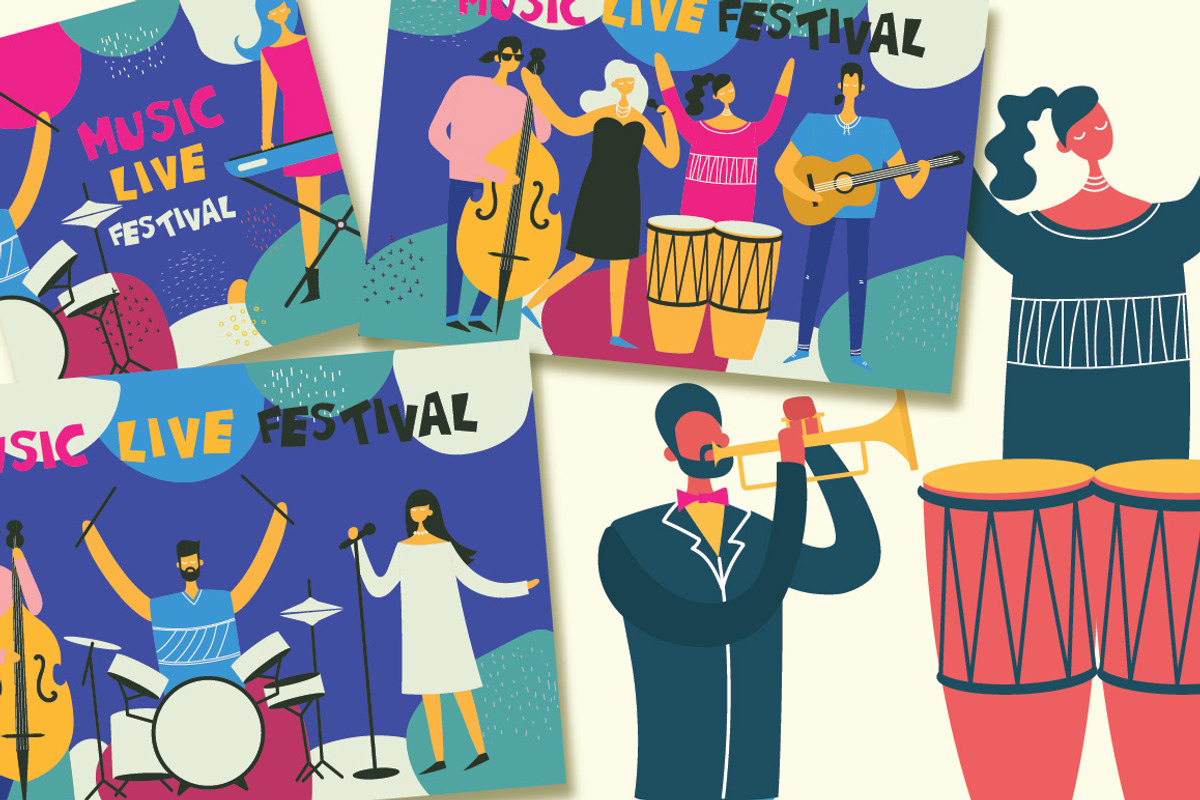 Music Bundle, a Person Illustration by Virinaflora (Photo 4 of 5)