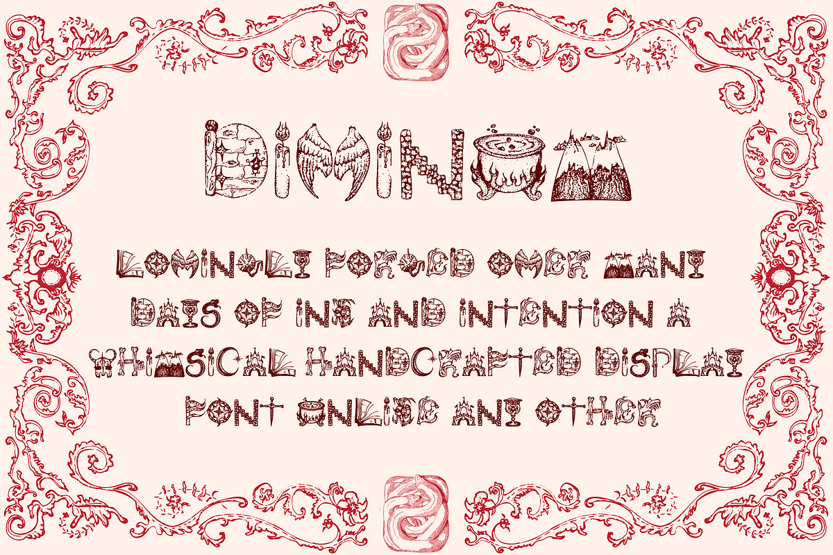 Divinum, A Fantasy Display Font, a Font by LLM Studios (Photo 7 of 8)
