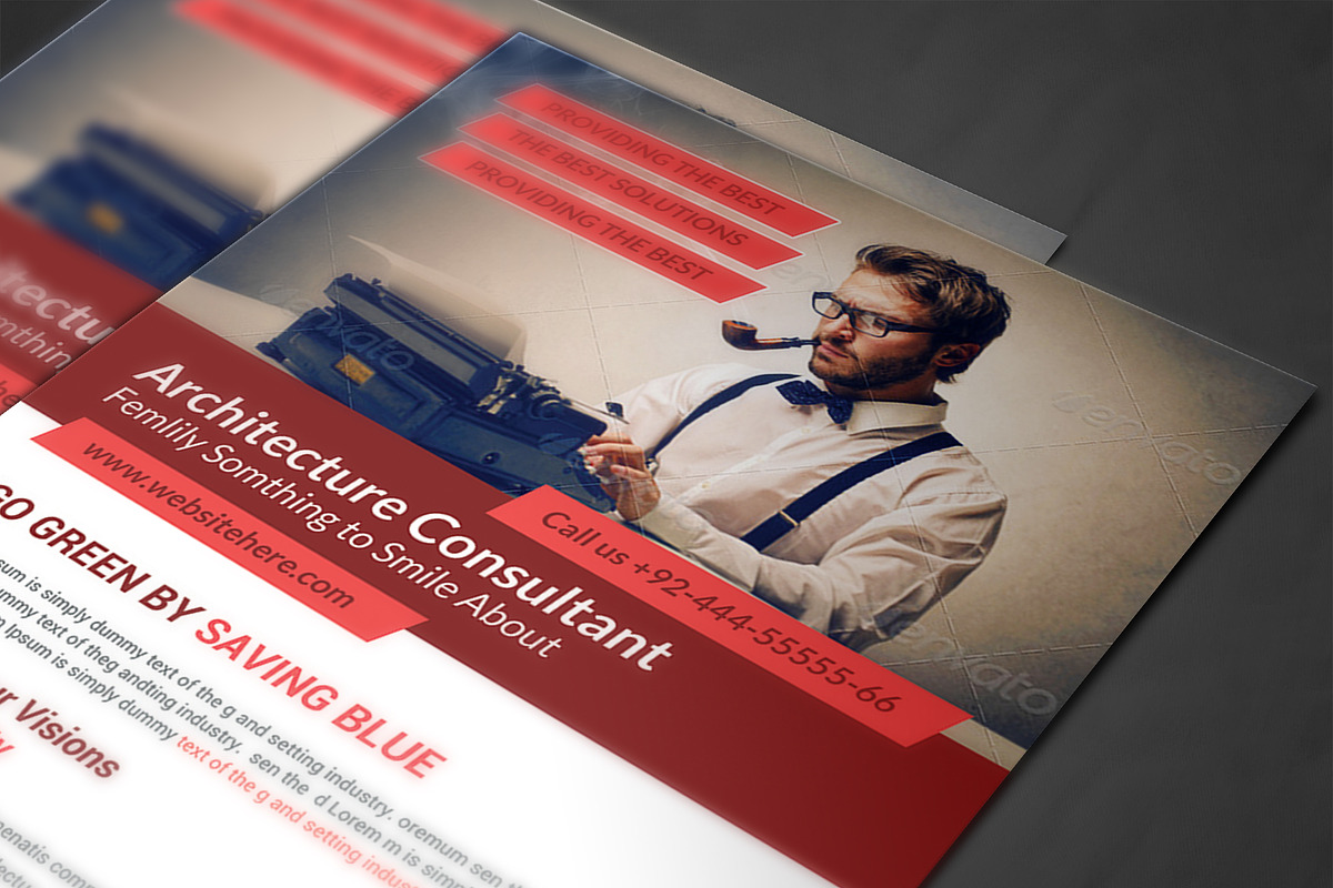 Business Planner Flyers Templates, a Flyer Template by AfzaalGraphics (Photo 4 of 4)
