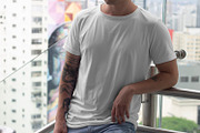 T-shirt Mockups Urban Edition, a Shirt Mockup by Fields (Thumbnail 14 of 25)