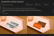 Business Cards Mockup Bundle – 6 PSD, a Merchandise Mockup by FURIOSO mockups (Thumbnail 11 of 15)