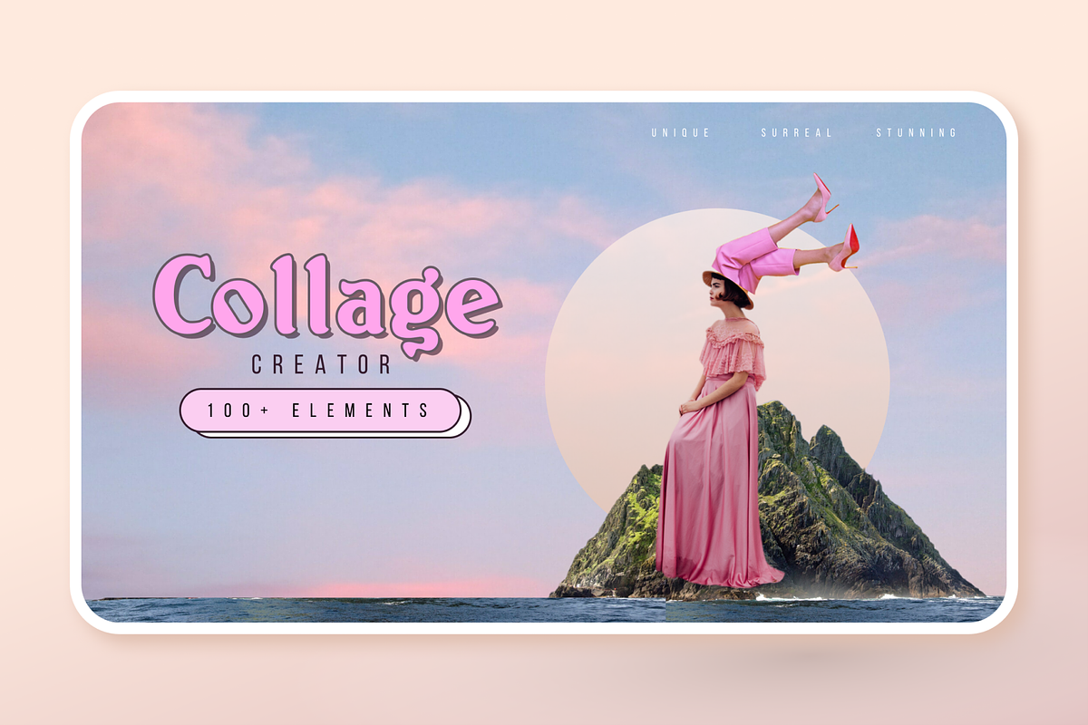 Surreal Collage Creator Art Maker, an Object Illustration by Delightful Design (Photo 4 of 14)