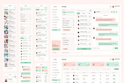 Beauty Clinic Management Dashboard, an UI Kit Template by peterdraw (Thumbnail 7 of 7)