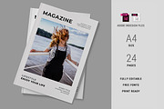 Minimal Lifestyle Magazine Template, a Magazine Template by xtratimebd (Thumbnail 1 of 4)