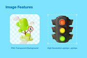 3d Driving  School Illustration Set, a 3D by 35lab (Thumbnail 4 of 6)