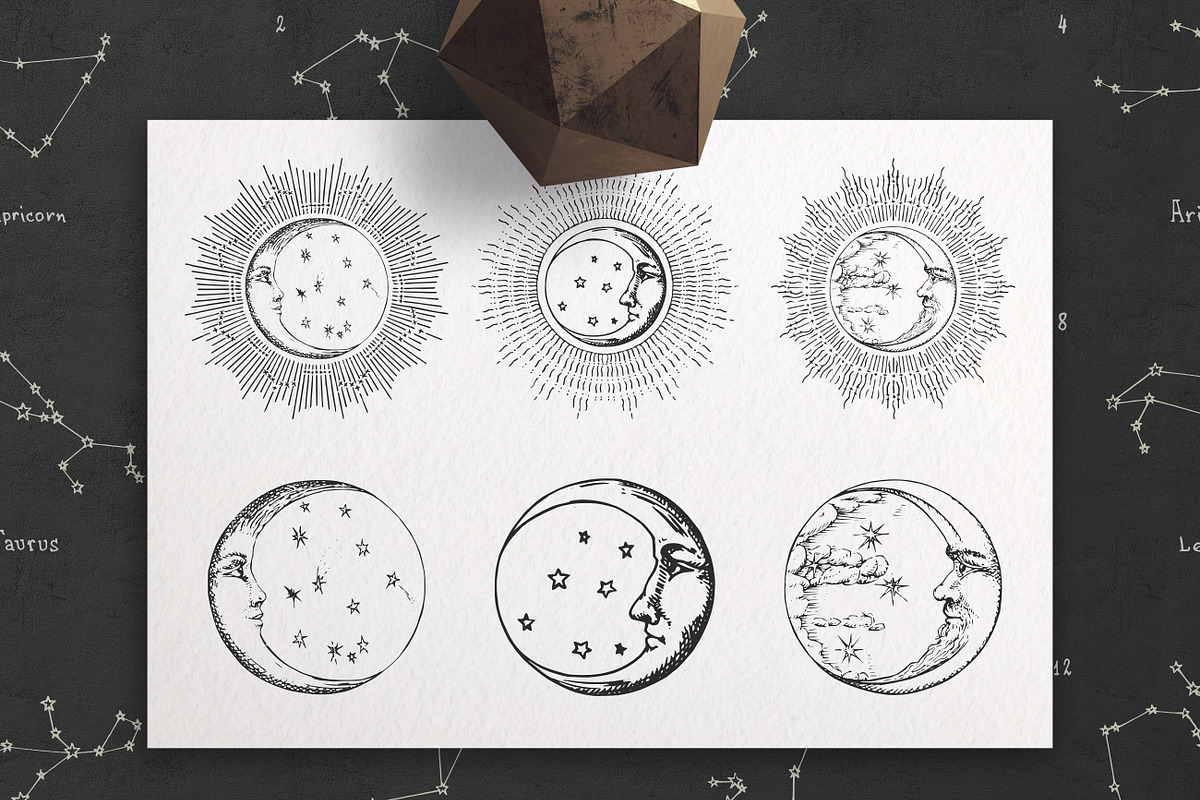 ETHEREAL SKY collection, a Decorative Illustration by Chewie Co (Photo 7 of 18)