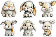 Baby Bunny Easter Clipart, an Illustration by Sublimation Artist (Thumbnail 7 of 7)