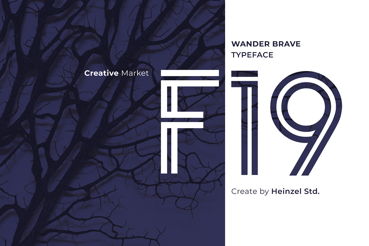 Wander Brave Modern Typeface, a Sans Serif Font by Heinzel Std (Photo 3 of 8)