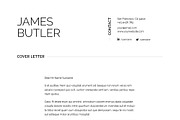 James | CV / resume template, a Resume Template by CV house (Thumbnail 6 of 9)