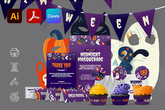 Halloween Party Pack Printables preview 5