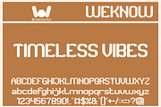 Road Runner font, a Sans Serif Font by weknow (Thumbnail 3 of 8)