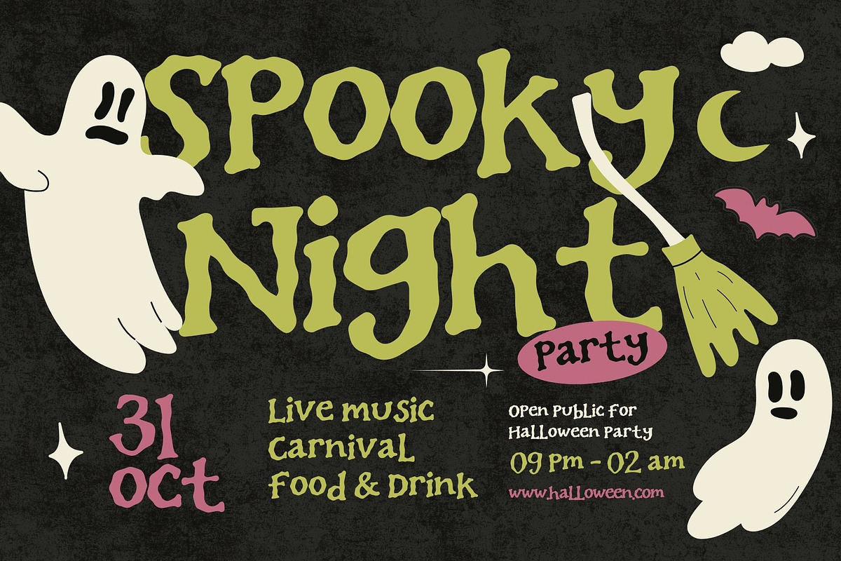 Ghomy Halloween, a Handwritten Font by maghrib (Photo 8 of 10)