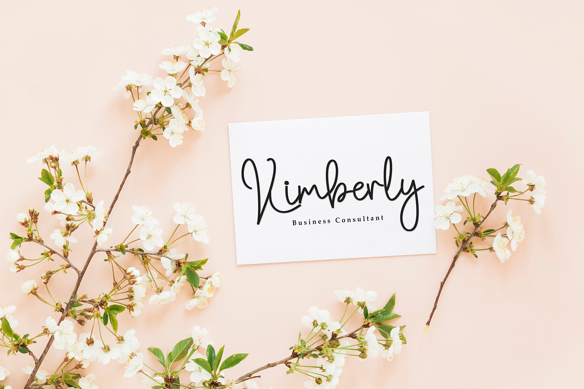 Airplane | Script Font, a Handwritten Font by Scratchones (Photo 5 of 9)