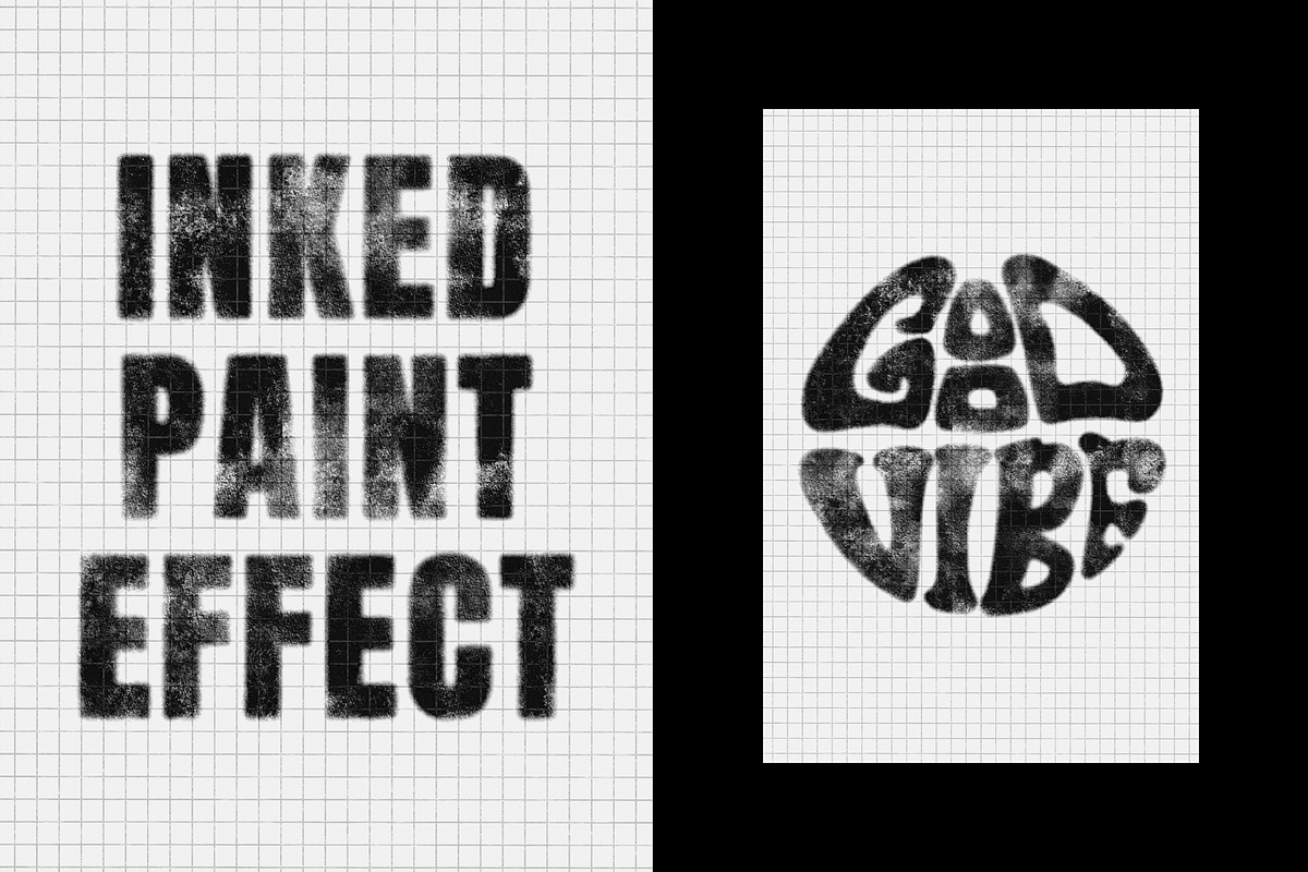 Ink Text & Logo Effect, a Layer Style Add-On by Design Squad