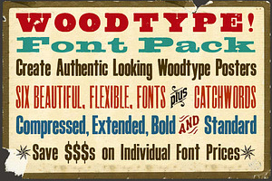 Woodblock Font Pack