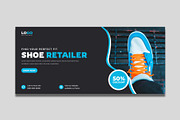 Footwear Store Social Media Cover, a Social Media Template by nandinigraphics (Thumbnail 2 of 3)
