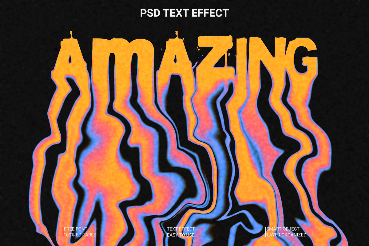 Melting Effect Photoshop Text Effect, a Layer Style Add-On by Imamul001