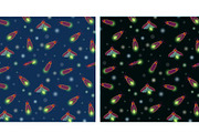 Fireflies vector illustrations, a Decorative Illustration by Robusta (Thumbnail 2 of 6)