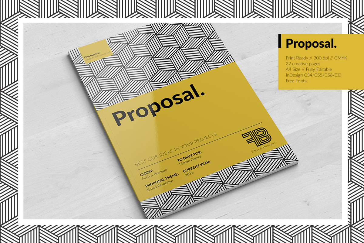 Creative Brochure (Proposal), a Brochure Template by Kovalski (Photo 1 of 11)