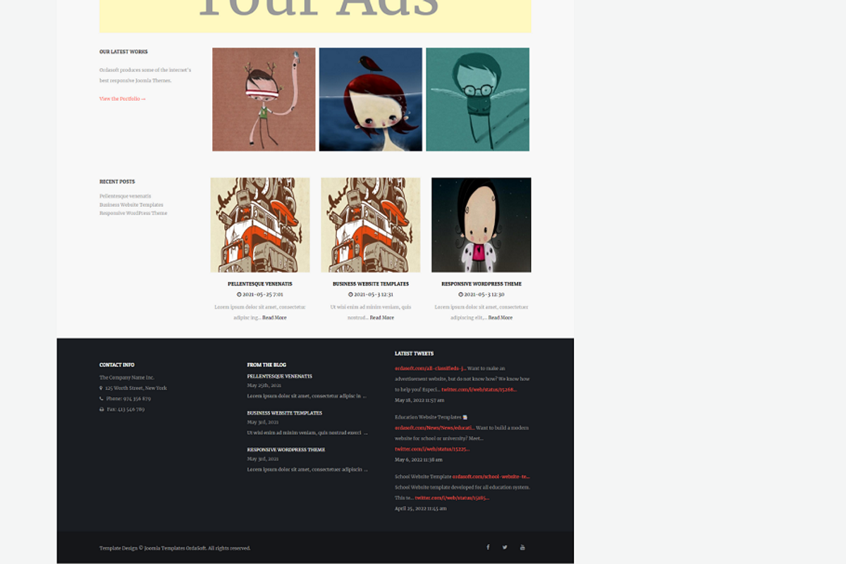 Simplest - WordPress Blog Theme, a WordPress Template by Ordasoft (Photo 2 of 3)