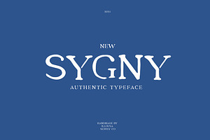 Sygny Serif Typeface