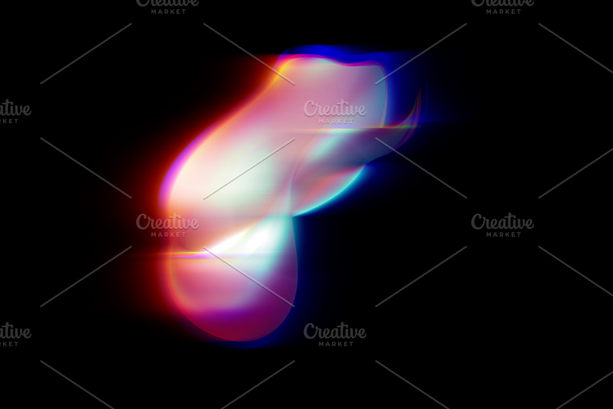 AURA | Vibrant Glows & Shapes, a Texture Graphic by CUDOS (Photo 14 of 34)