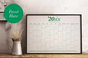 2026 Eco Wall Calendar: Forest Haze, a Poster Template by Elibee (Thumbnail 2 of 6)