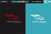 Infinity Phoenix Logo, a Branding & Logo Template by pixelogan (Thumbnail 2 of 2)