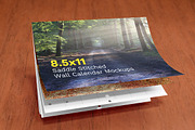 Saddle Stitched Wall Calendar Mockup, a Mockup by Vectogravic Design (Thumbnail 3 of 7)