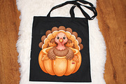 Watercolor Thanksgiving Clipart PNG, an Illustration by SinaCreation (Thumbnail 4 of 7)