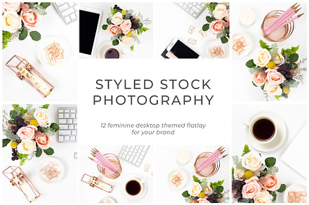 Feminine Desktop Styled Stock, a Business Photo by Citrus and Cinnamon
