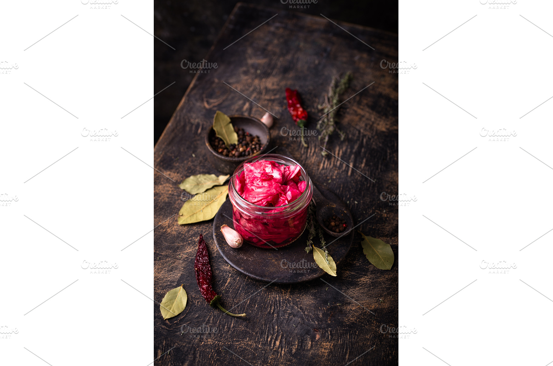 Healthy homemade fermented food in, a Food & Drink Photo by Yulia Furman