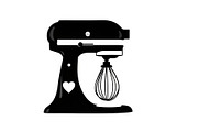 Kitchen Stand Mixer Silhouette Bundl, an Illustration by Gaye Art (Thumbnail 12 of 31)