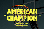 American Champion – Display Serif, a Serif Font by Fikryal Studio (Thumbnail 1 of 11)