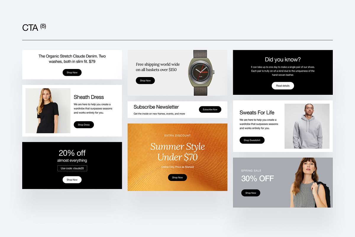 Claude - Fashion Email Templates, an Email Template by Aldy Pratama (Photo 5 of 7)