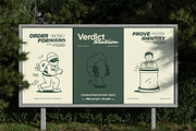 Court Drawing Art Set, an Outline Icon by Vectors Market (Thumbnail 4 of 8)