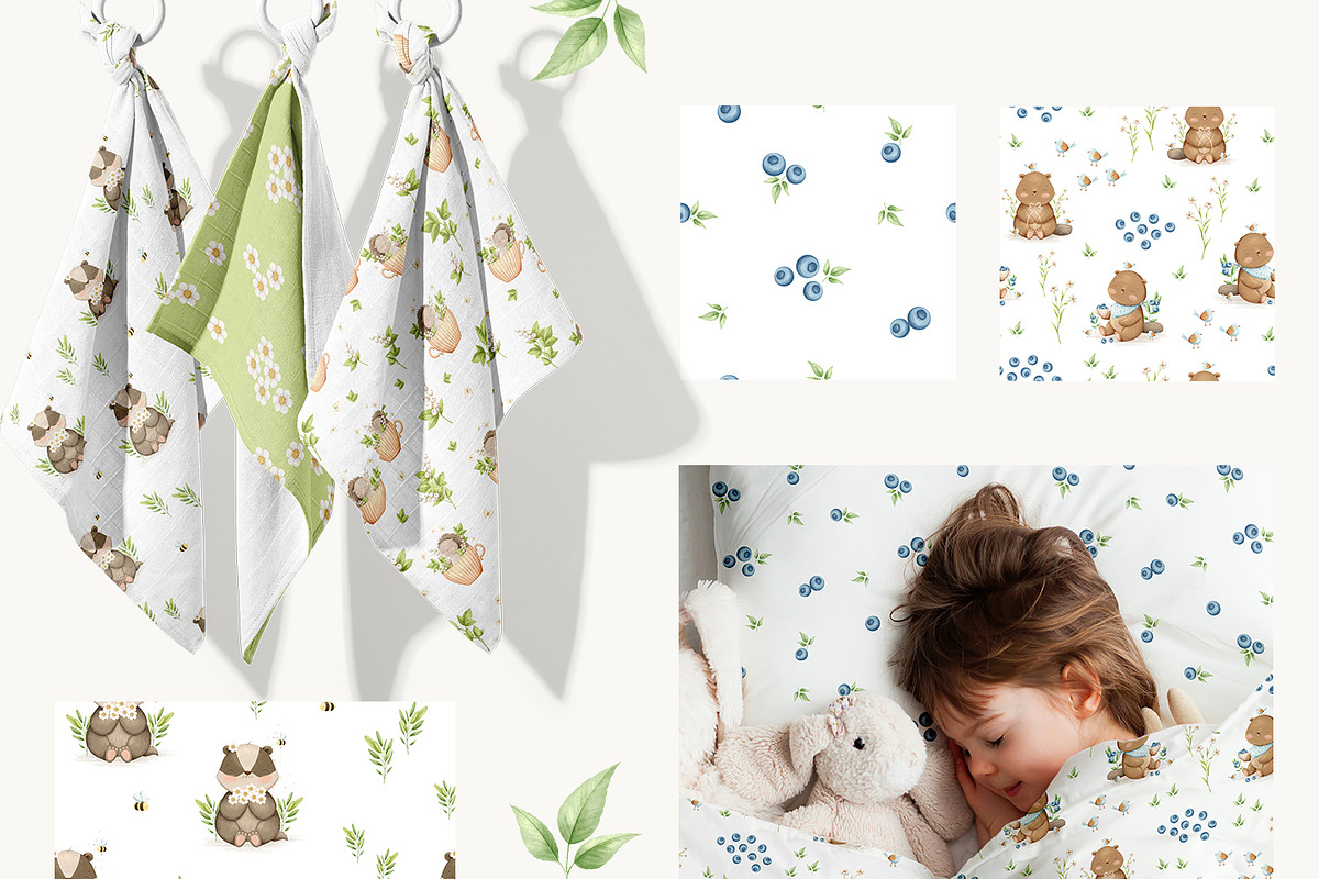 Berry Summer - kids collection, an Animal Illustration by polikarpovaart (Photo 10 of 21)