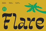 CS Flare – Reverse Contrast Font, a Serif Font by Craft Supply Co. (Thumbnail 1 of 8)