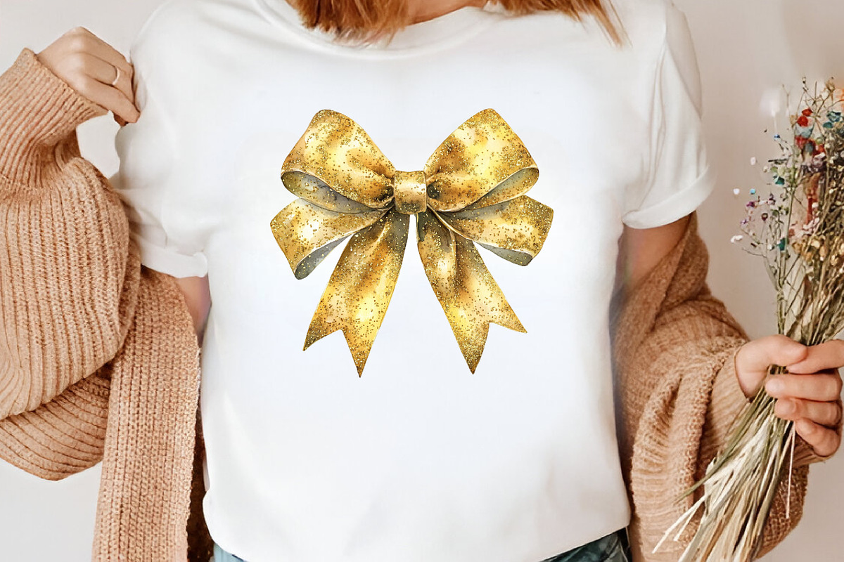 Gold Sparkle Christmas Clipart, an Illustration by Canvas Craft (Photo 4 of 7)