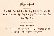 Shyness, a Script Font by twinstd (Thumbnail 10 of 11)