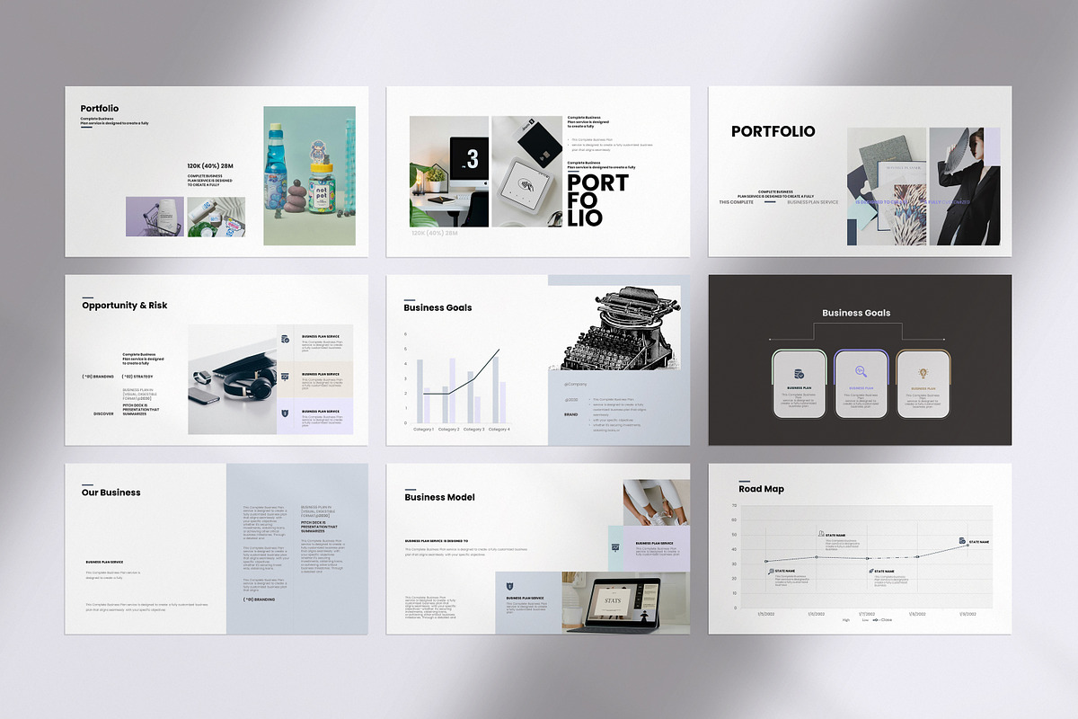 Business Plan Presentation Template, a Presentation Template by Studio Industry (Photo 7 of 11)