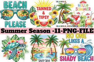 Summer Season Sublimation Quotes, an Illustration by DreamArtGraphic