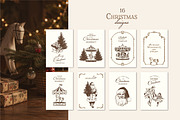 Vintage Christmas Fair Vector Set, an Object Graphic by VerAna (Thumbnail 8 of 19)