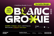 Blanc Groove, a Sans Serif Font by Godbless Studio (Thumbnail 1 of 15)