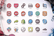 Hand-drawn Social Media Icons, a Solid Icon by Good Stuff No Nonsense (Thumbnail 6 of 13)