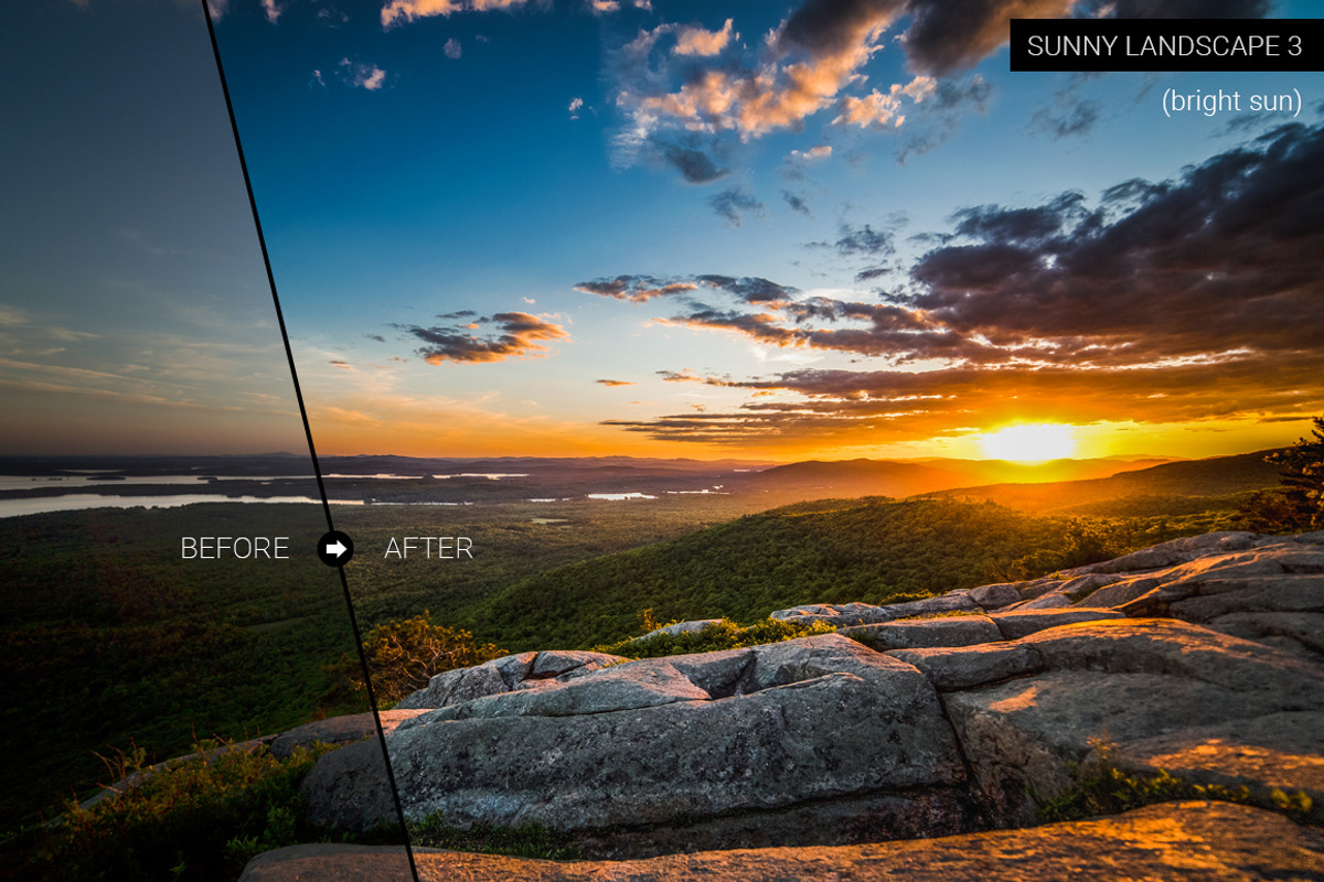 Sunny Landscape Lightroom Presets, an Action Add-On by Dikarte.Store (Photo 3 of 4)