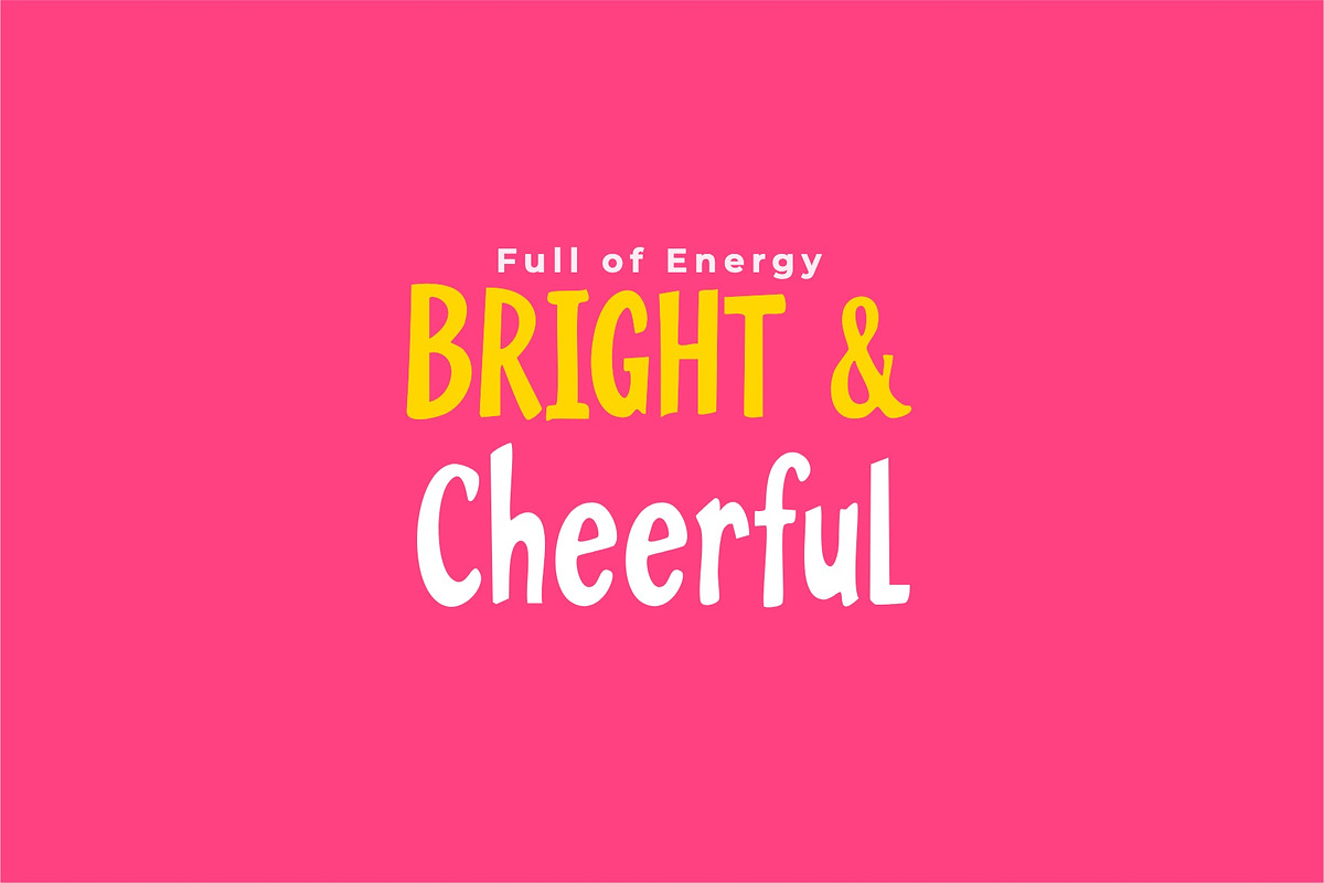 Happy Wiggle Decorative Font, a Handwritten Font by Graphic Spirit (Photo 5 of 8)